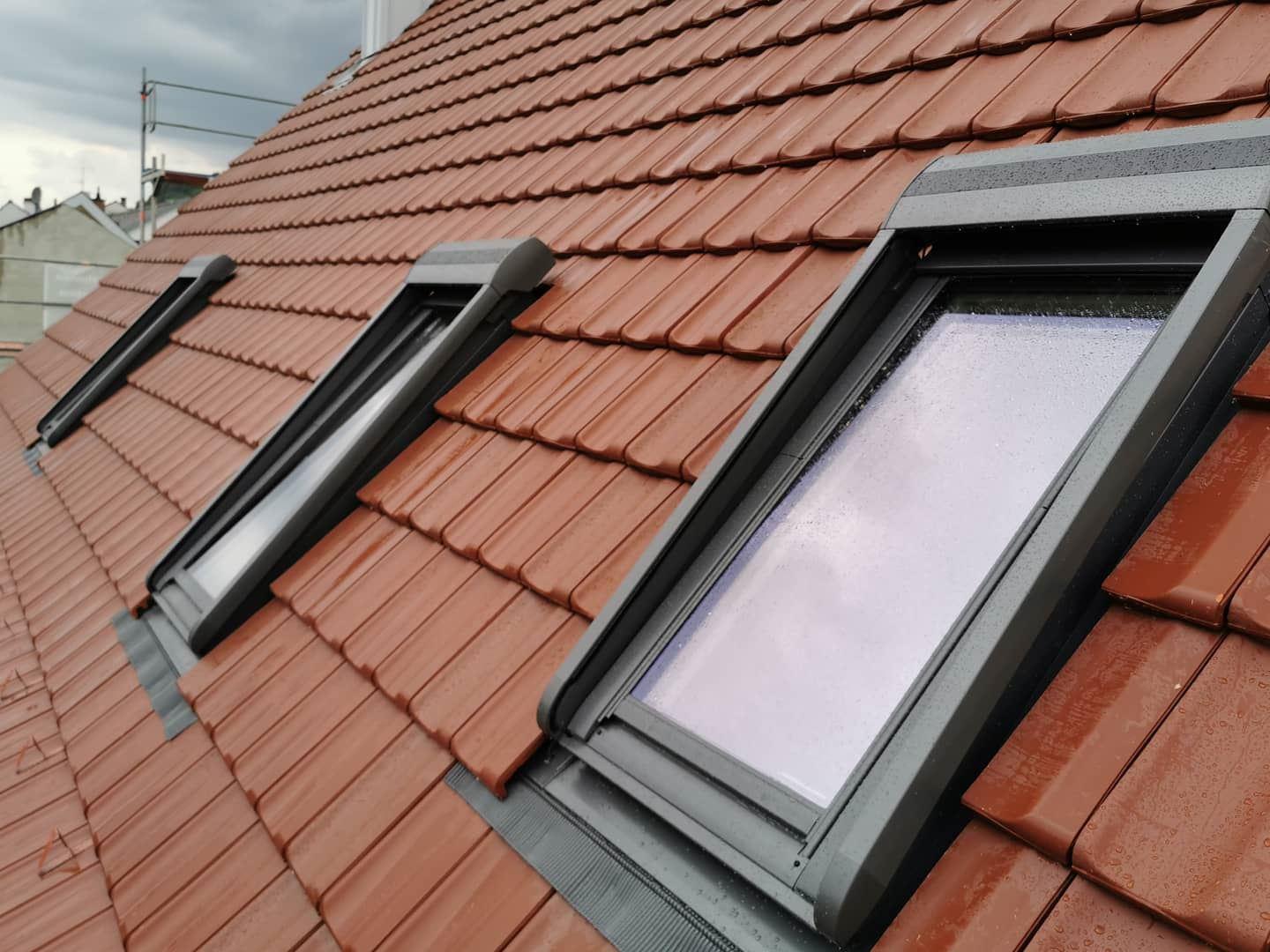 Dachfenster Dachfensterkombination bei einer Dachsanierung in Grenzach-Wyhlen
